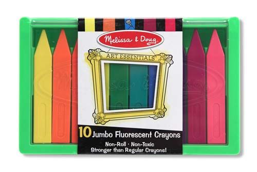 Jumbo Fluorescent Crayon Set (10 pc)