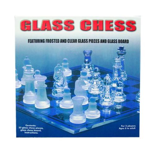 Glass Chess Set Case Pack 4