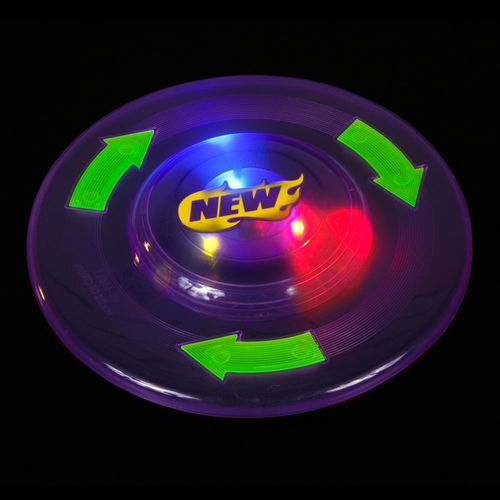 8"" Light Up Flying Disk Case Pack 12