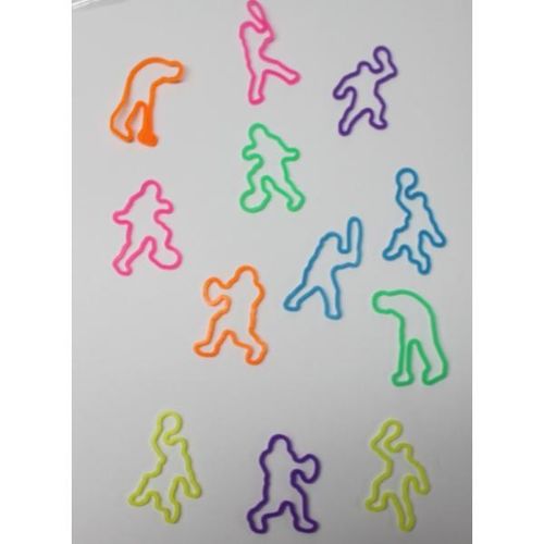 Shaped Silicone Bracelets - Sports Figures Case Pack 144