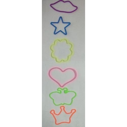 Shaped Silicone Bracelets - Glitz Case Pack 144