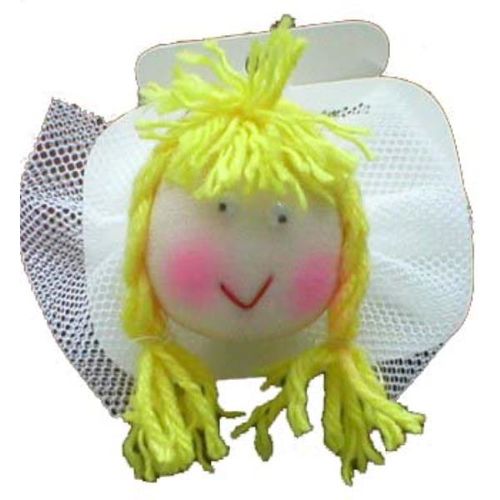 Girl's Puffy Doll Hair Barrette. Case Pack 144