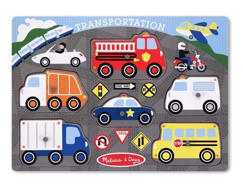 Transportation Peg Puzzle