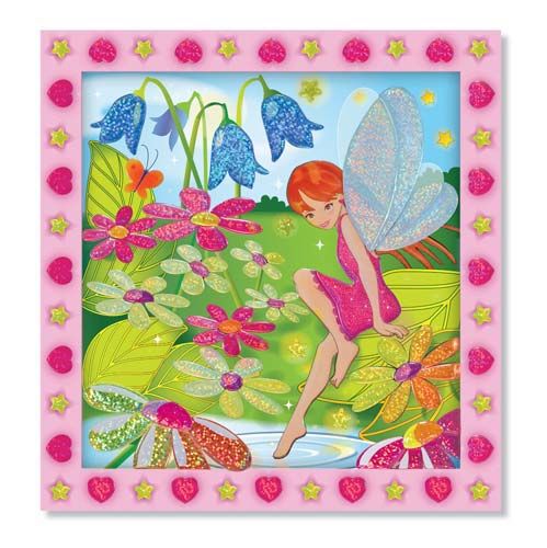 Peel & Press Sticker by Number - Flower Garden Fairy