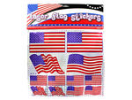 American flag laser stickers