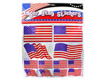 American flag laser stickers