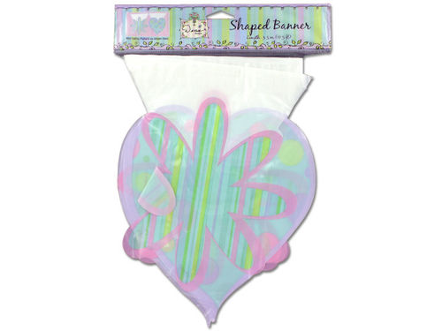 &quot;Birthday Vogue&quot; plastic banner