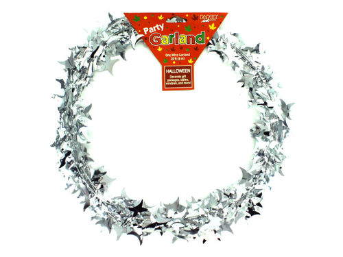 20 ft. silver razor-look wire garland