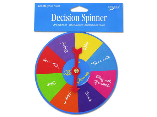 Retirement decision spinner