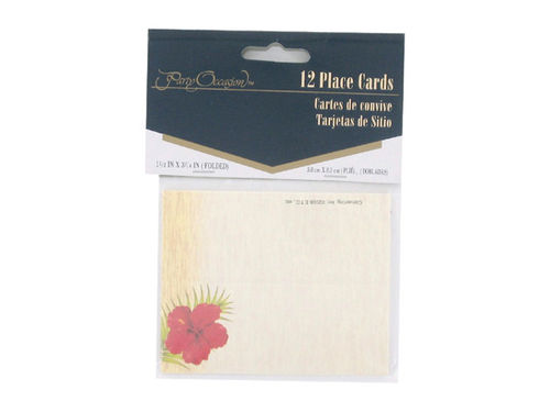 Floral Chic place cards, pack of 12