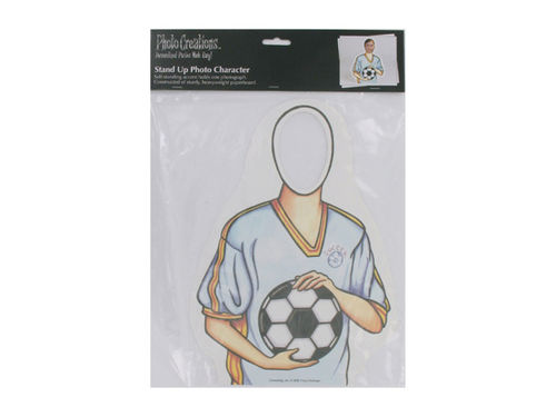 Soccer photo character party stand-up decoration