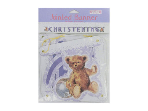 Christening jointed banner