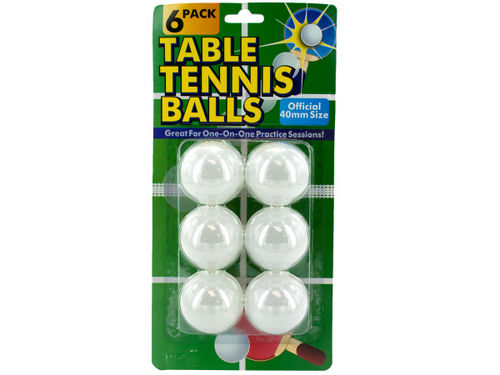 Table tennis balls