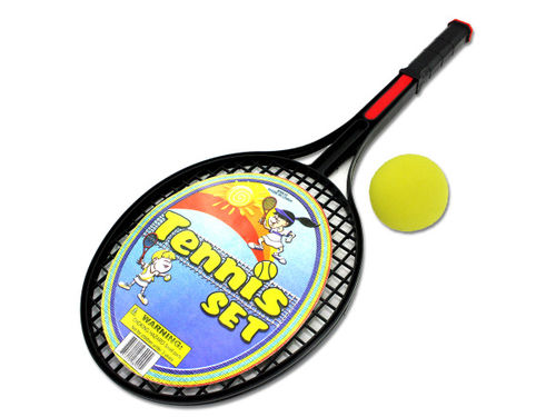 Tennis set with foam ball