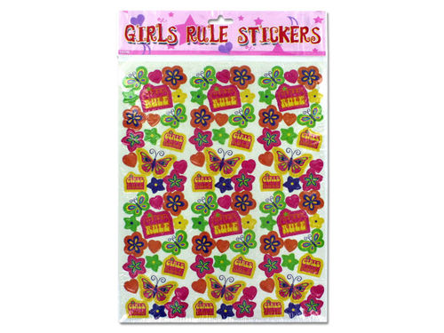 &quot;Girls Rule&quot; stickers