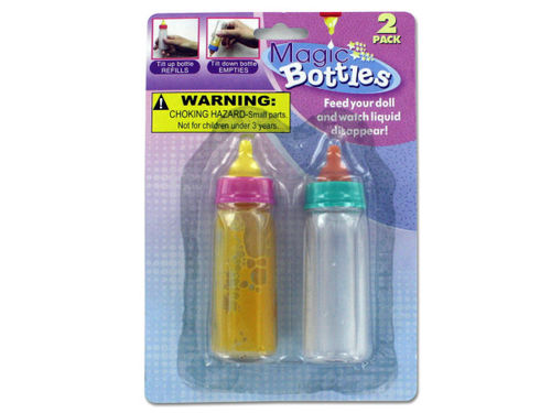 Magic toy baby bottles