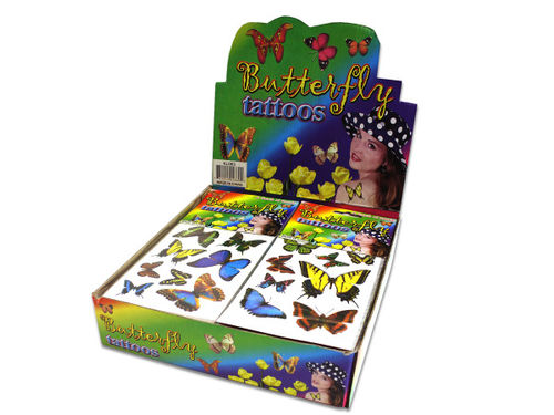 Butterfly temporary tattoos