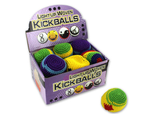 Light-up kickballs