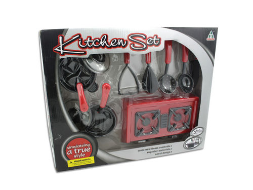 Kitchen play set with stove