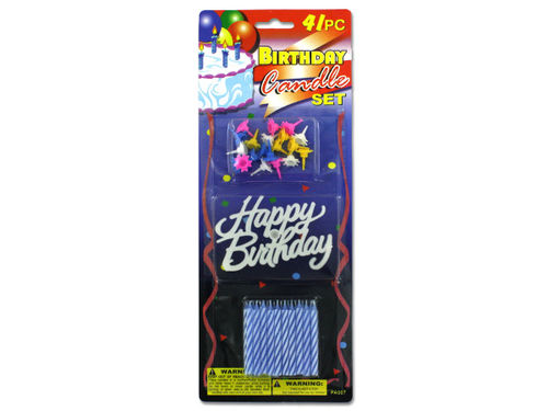 Birthday candle set