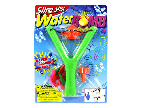 Sling shot water bomb