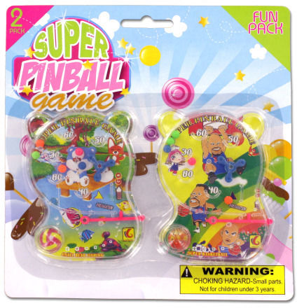 2-Pack Super Mini Pinball Games Case Pack 24