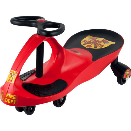 Lil' Rider? Red Rescue Firefighter Wiggle Ride-on Car