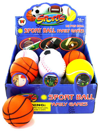 Foam Sports Ball Display Case Pack 24