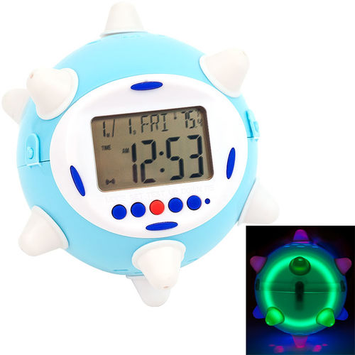 Revolutionary Jump Clock - Bounces, Lights Up & Sings - Blue