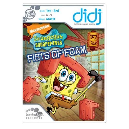 LeapFrog Didj Game SpongeBob Fists of Foam