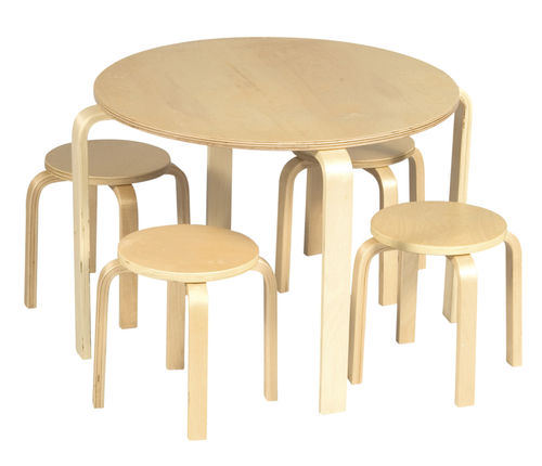 Nordic Table & Chairs (Natural)
