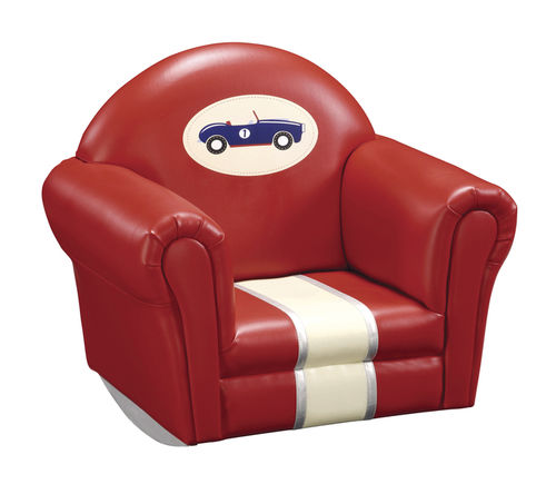 Retro Racers Upholstered Rocker