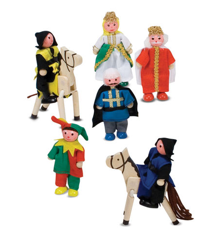 Castle Wooden Figure Set