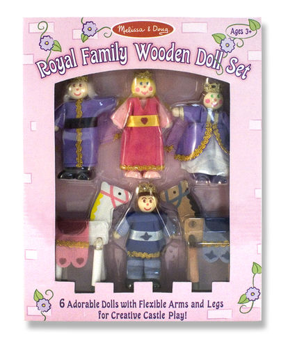 Royal Family Wooden Doll Set