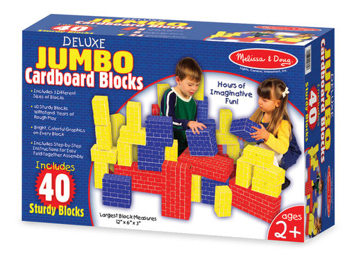 Deluxe Jumbo Cardboard Blocks (40 pc)