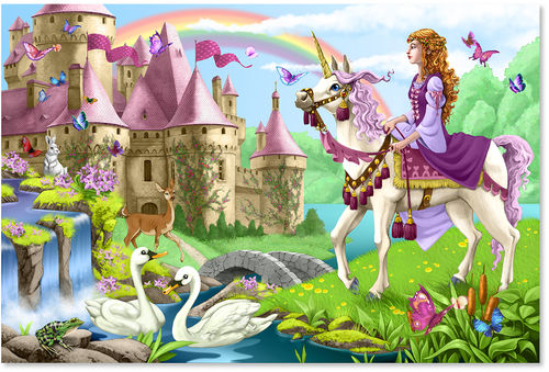 Fairy Tale Castle Floor Puzzle