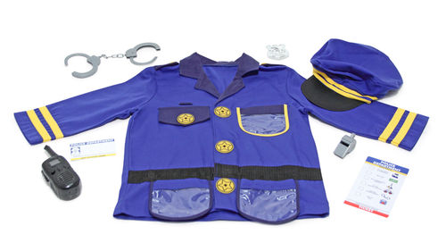 Police Officer Role Play Costume Set