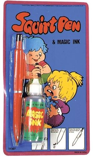Squirt Pen With Disappearing Ink Case Pack 2