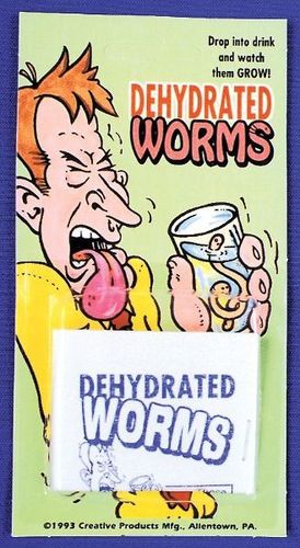 Dehydrated Worms Case Pack 3