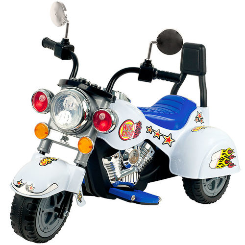 Lil' Rider? White Knight Motorcycle - Three Wheeler