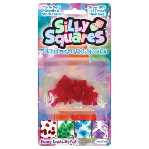 Silly Squares - Assorted Colors, Pink, Red, Yellow Case Pack 36