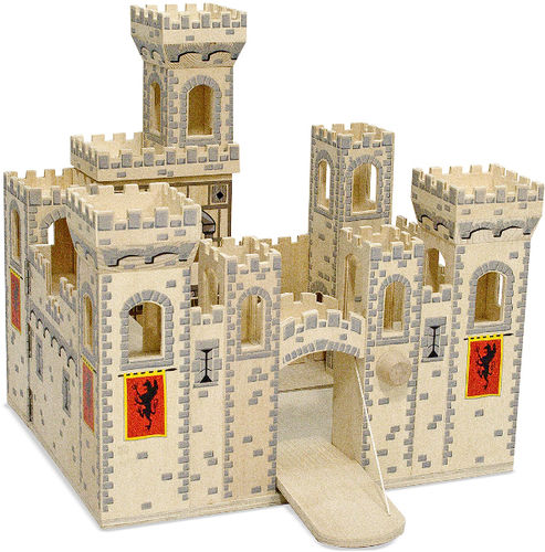 Folding Medieval Castle