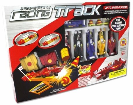 Shooter Race Tracks and Cars Set Case Pack 4