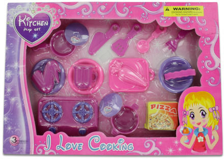 I Love Cooking Play Set Case Pack 12