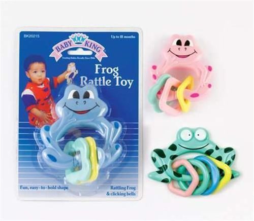 Frog Rattle Toy Case Pack 72