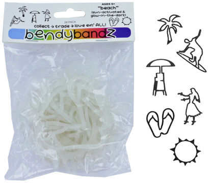 24 Pk Beach Stretchy Bands Case Pack 24