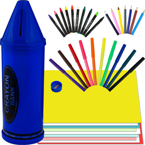 Crayon Bank and Art Set