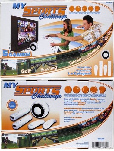 My Sports Challenge 6-in-1 Wireless Video Game System