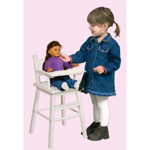 Doll High Chair - White