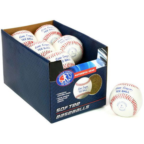 Regulation Rubber Core Little League Soft Tee Ball Case Pack 12